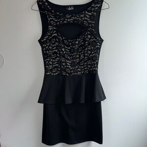 Deb Bodycon Peplum Mini Dress